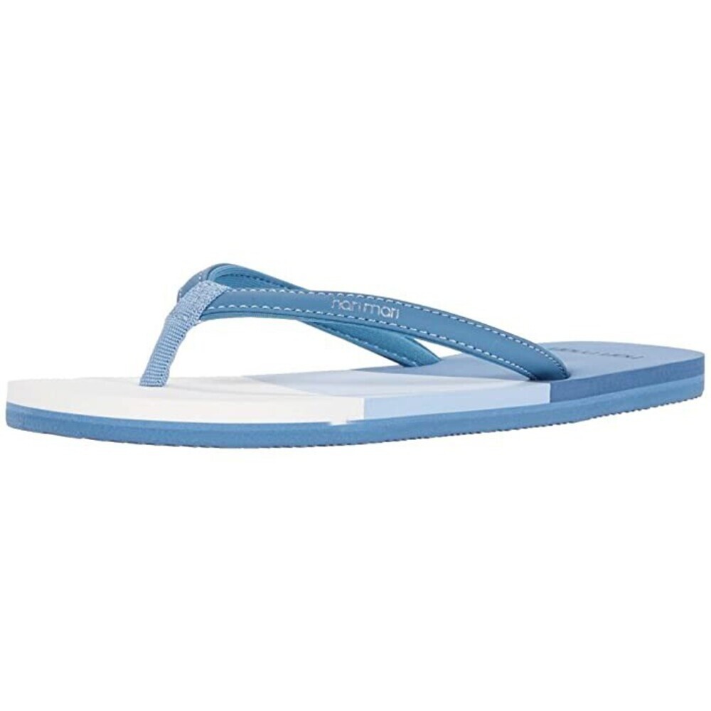 Hari Mari Meadows Asana Sandals Kids US 12 Blue Round Toe Flip-Flop JOBB2155